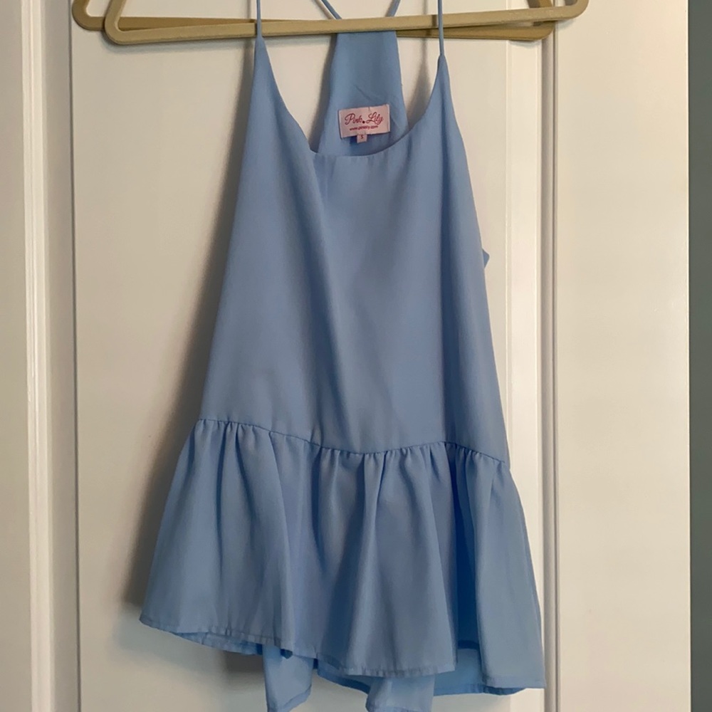 Baby Blue Shirt from Pink Lily